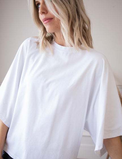 T-Shirt - Basic Butterfly - Weiß