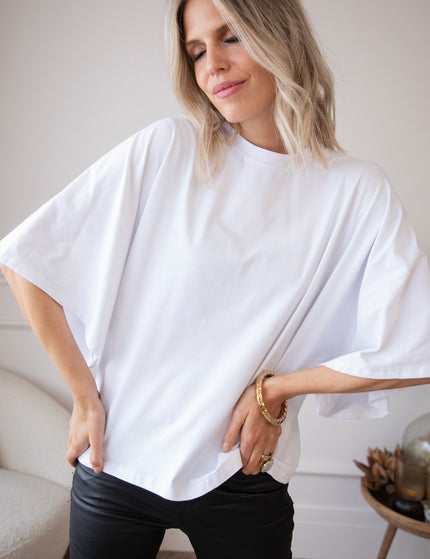 T-Shirt - Basic Butterfly - Weiß