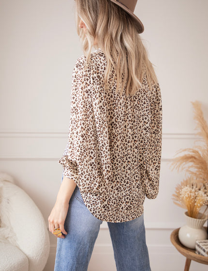 Wendy Wild Taupe - Blouse