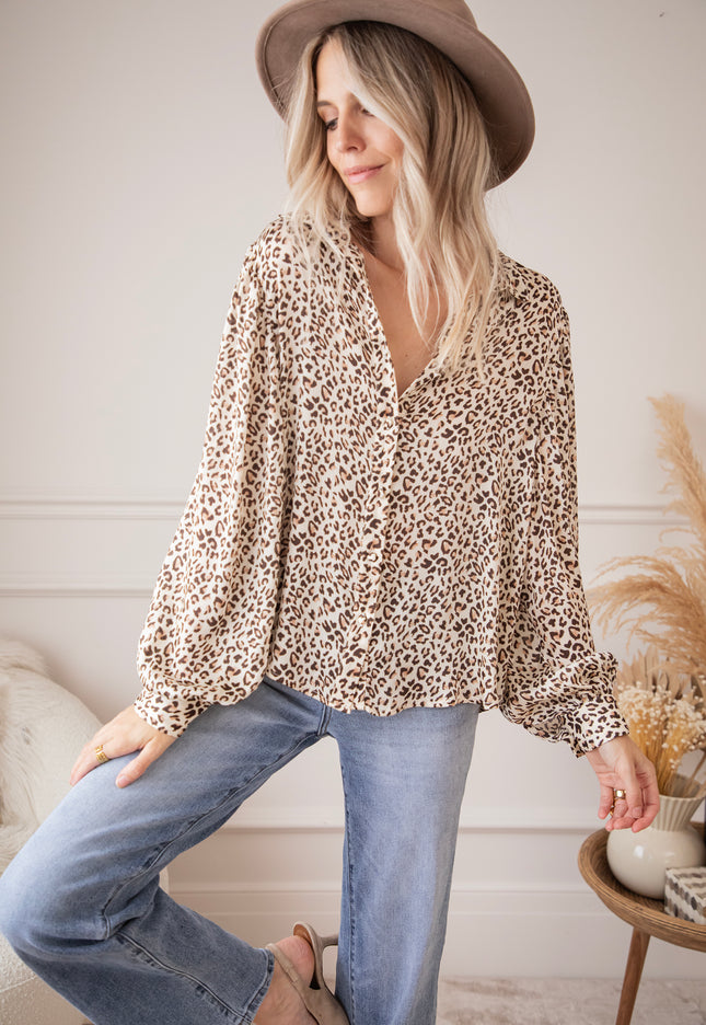 Bluse - Wendy Wild - Taupe