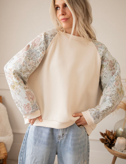 Rosy Belle Soft Blue/Soft Pink - Sweater