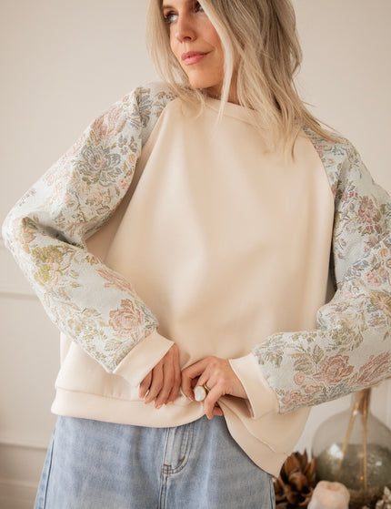 Rosy Belle Soft Blue/Soft Pink - Sweater