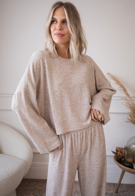 Soft Maple Taupe - Trui