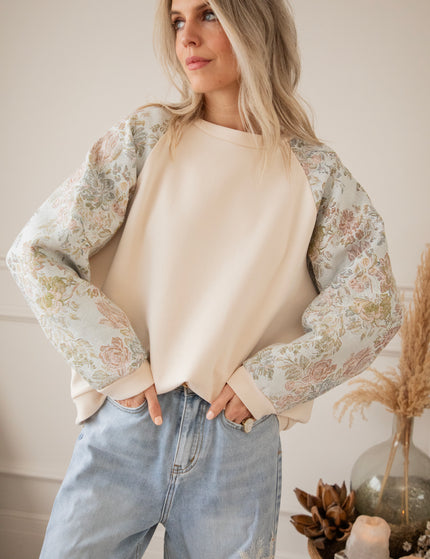 Rosy Belle Soft Blue/Soft Pink - Sweater