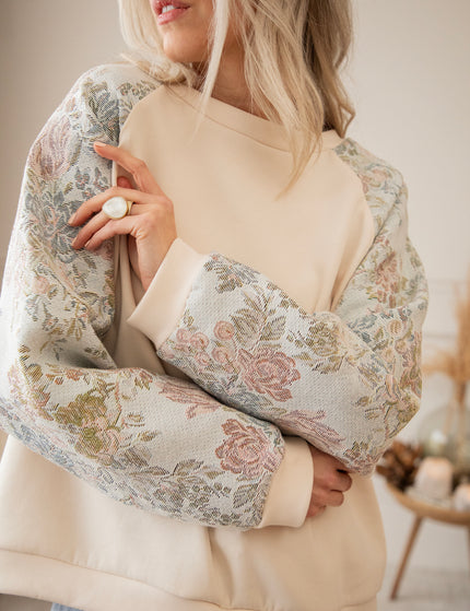 Rosy Belle Soft Blue/Soft Pink - Sweater