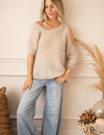 Pullover - Barely There - Warm Grau