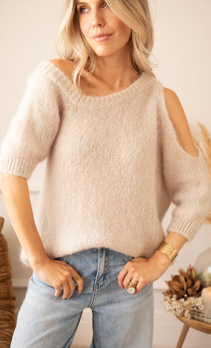 Pullover - Barely There - Warm Grau