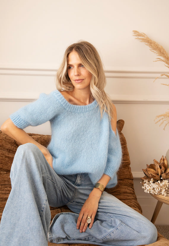 Barely There Dusty Blue - Sweater