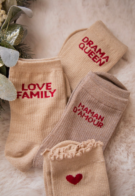 Drama Queen Beige - Sokken