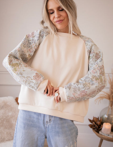 Rosy Belle Soft Blue/Soft Pink - Sweater