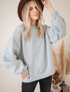 Snuggle Up  Grey - Sweater