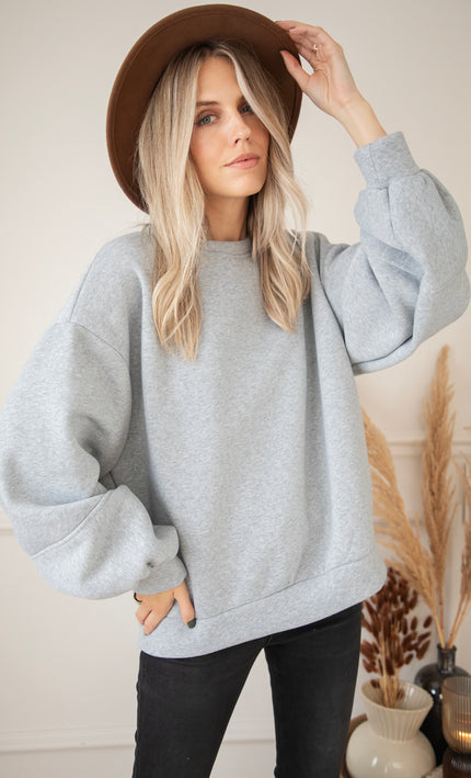 Snuggle Up Grey - Sweater