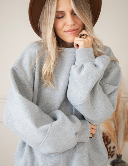 Snuggle Up Grey - Sweater