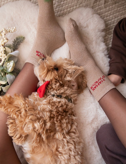 Maman D'Amour Taupe - Sokken