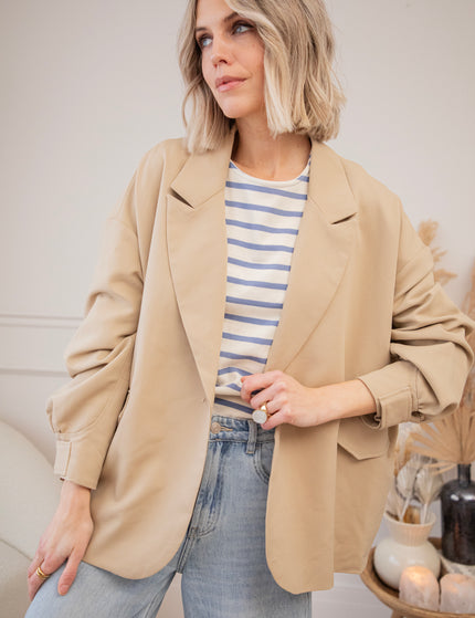 Bomber Blazer Beige - Jacket