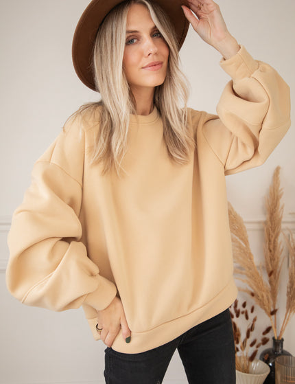 Pullover - Snuggle Up - Beige