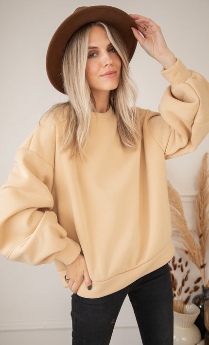 Pullover - Snuggle Up - Beige