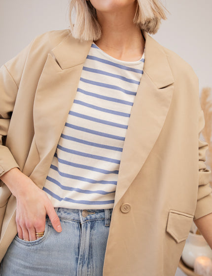 Bomber Blazer Beige - Jacket