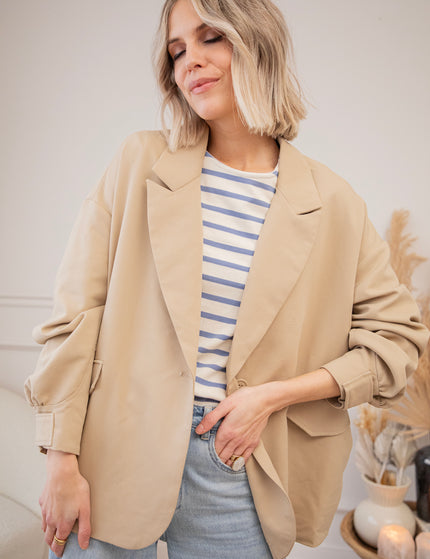 Bomber Blazer Beige - Jacket