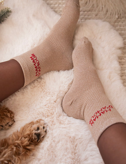 Maman D'Amour Taupe - Sokken