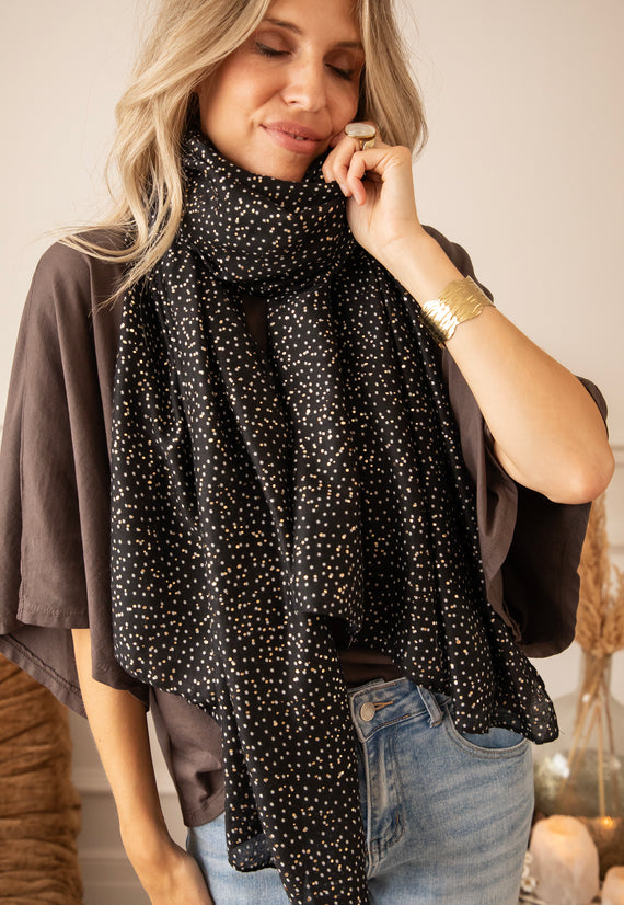 Nightfall Sparks Black - Scarf