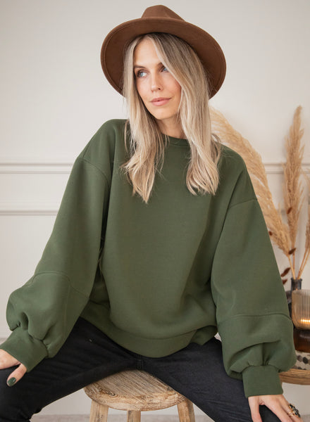 Pullover - Snuggle Up - Khaki