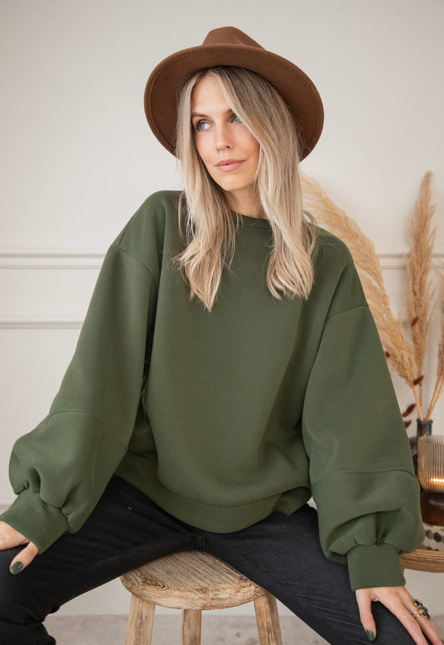 Pullover - Snuggle Up - Khaki