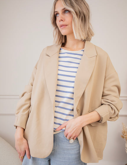 Bomber Blazer Beige - Jacket