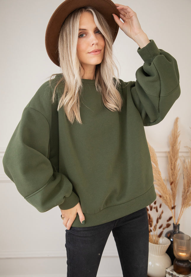 Pullover - Snuggle Up - Khaki