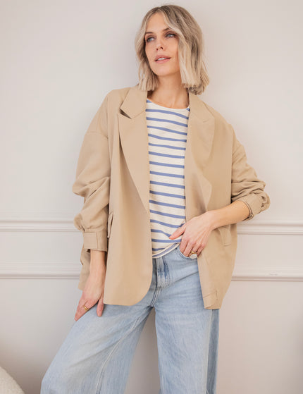 Bomber Blazer Beige - Jacket