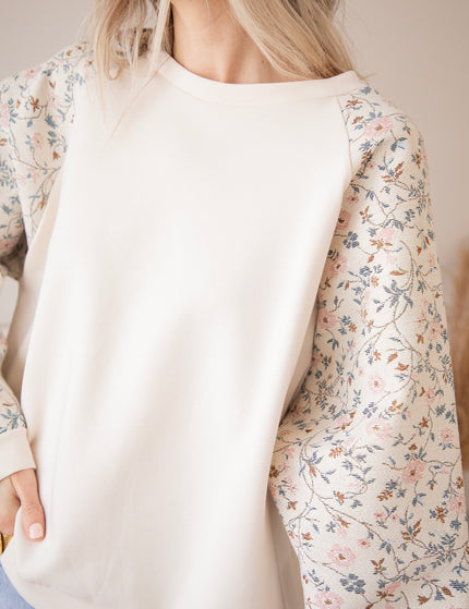 Rosy Belle Beige/Soft Pink - Sweater