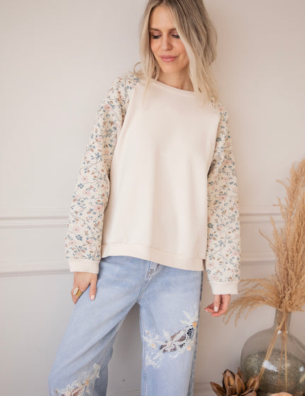 Rosy Belle Beige/Soft Pink - Sweater