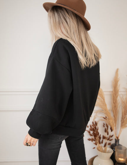 Snuggle Up Black - Sweater