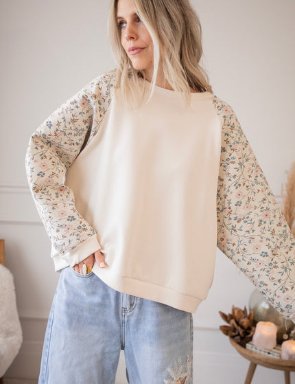 Rosy Belle Beige/Soft Pink - Sweater