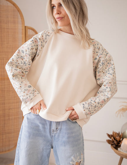 Rosy Belle Beige/Soft Pink - Sweater