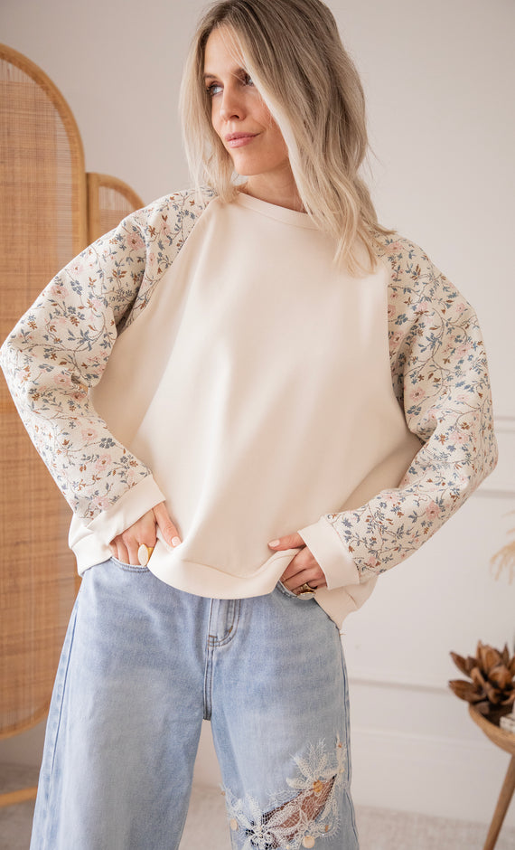Rosy Belle Beige/Soft Pink - Sweater
