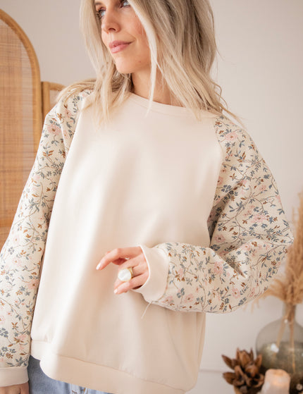Rosy Belle Beige/Soft Pink - Sweater