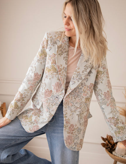 Rosy Belle Soft Blue/Soft Pink - Blazer