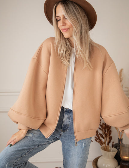 Snuggle Up Camel - Cardigan