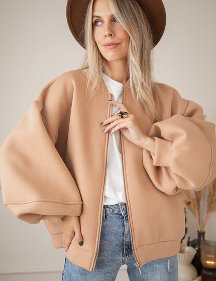 Snuggle Up Camel - Cardigan