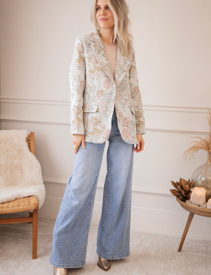 Rosy Belle Soft Blue/Soft Pink - Blazer