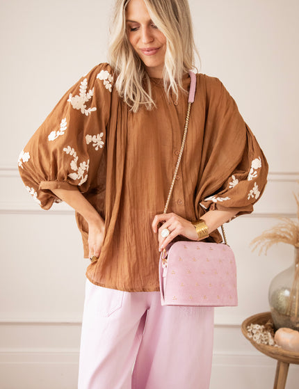 Bluse - Bloomery - Braun