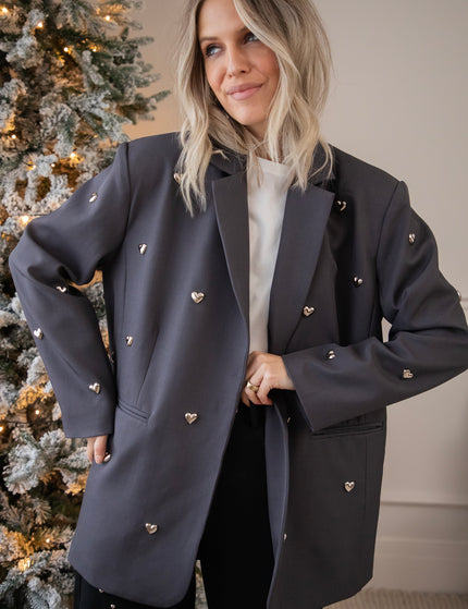 Blazer - Pop Of Love - Grau