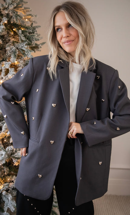 Blazer - Pop Of Love - Grau