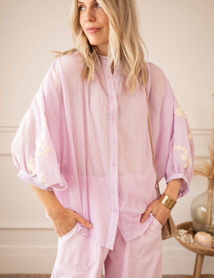 Bluse - Bloomery - Lila