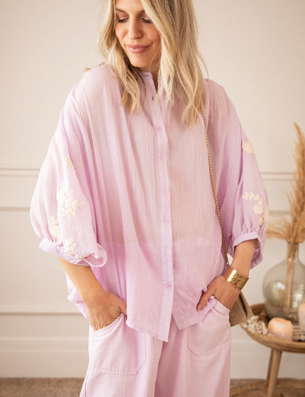 Bluse - Bloomery - Lila