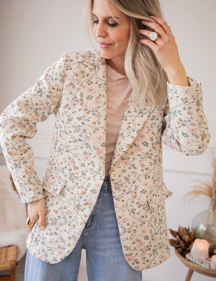 Rosy Belle Beige/Soft Pink - Blazer