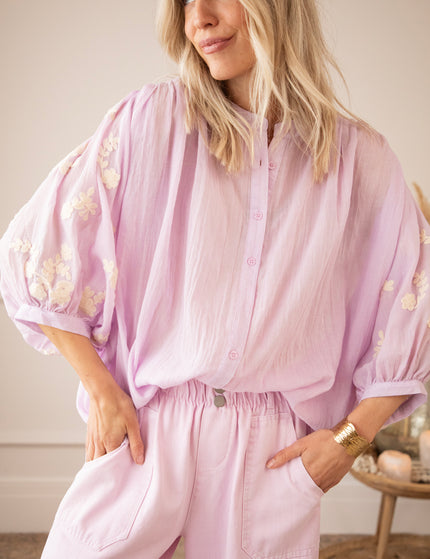 Bluse - Bloomery - Lila