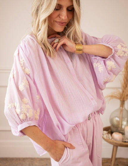 Bluse - Bloomery - Lila