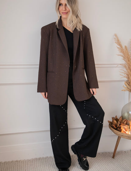 She Sparkles Everywhere Choco - Blazer